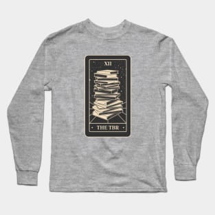 Bookish Tarot - The TBR (Black Edition) Long Sleeve T-Shirt